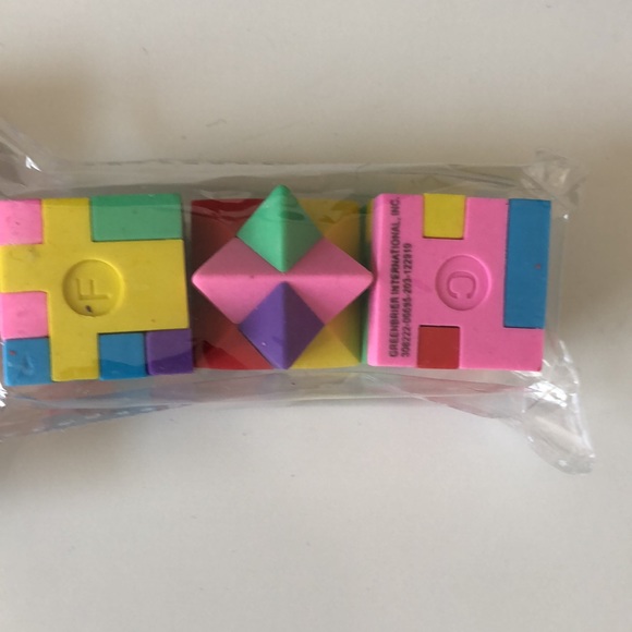🧩Two for $10🧩 Puzzle erasers - Picture 2 of 2